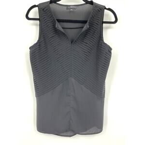 The Limited Black Sleeveless Small Blouse Shirt Top VNeck Womens Work Party